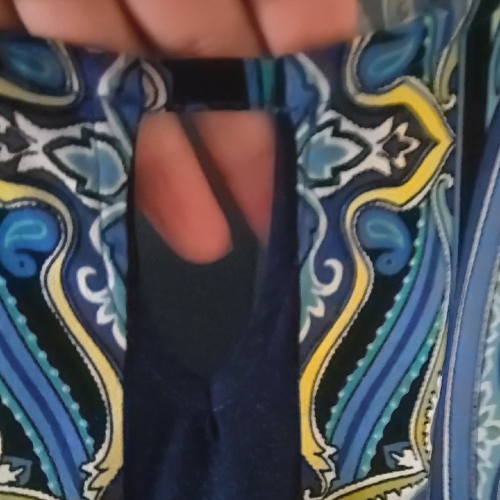 Blue Patterned Dress - Picture 5 of 5